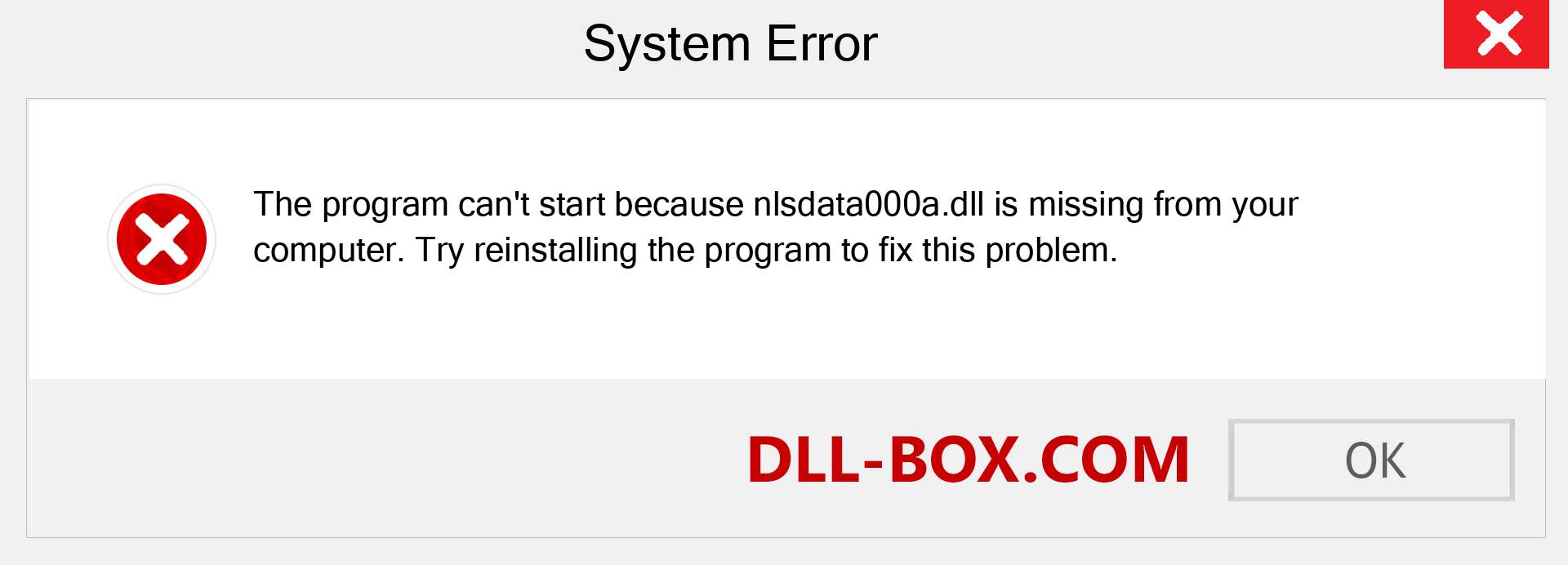  nlsdata000a.dll file is missing?. Download for Windows 7, 8, 10 - Fix  nlsdata000a dll Missing Error on Windows, photos, images